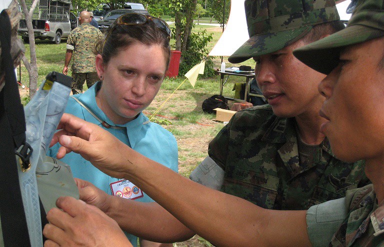 Thai Marines testing DayOne Waterbag